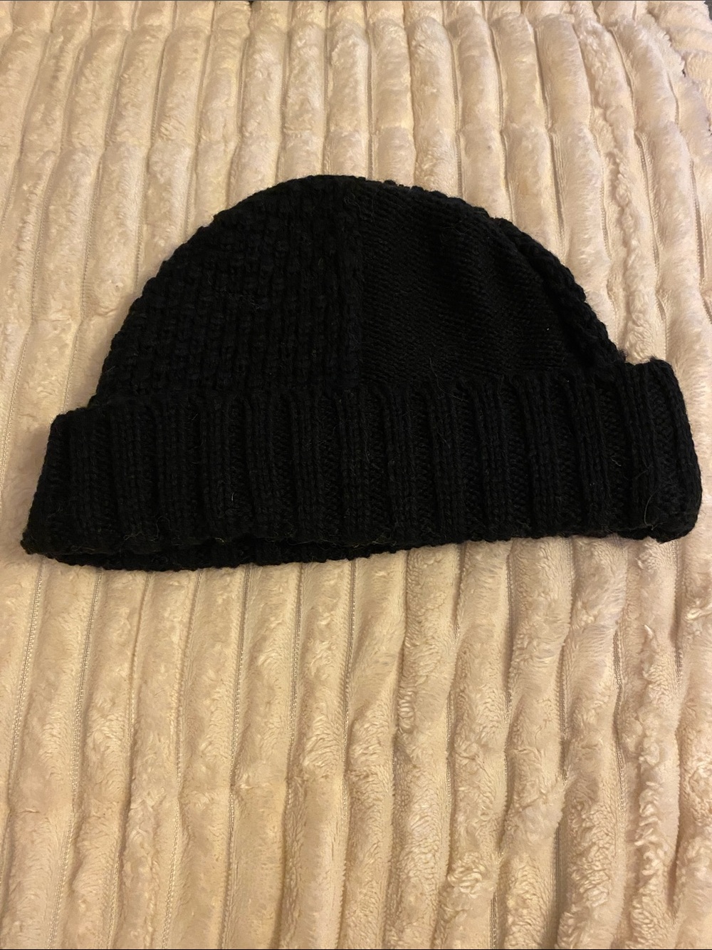 GAP Black Knit Beanie Hat